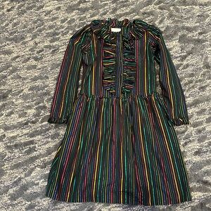 Stella McCartney Multicolor Striped Kids Formal Dress
